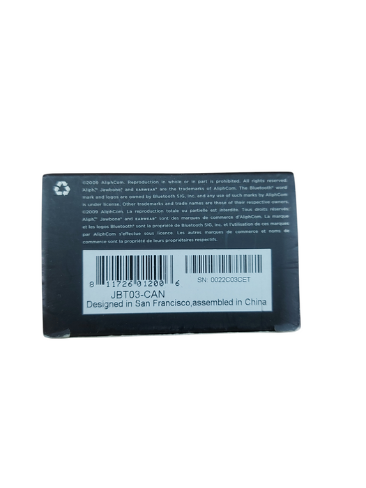 Jawbone Earwear Noise Assassin Bluetooth Headset