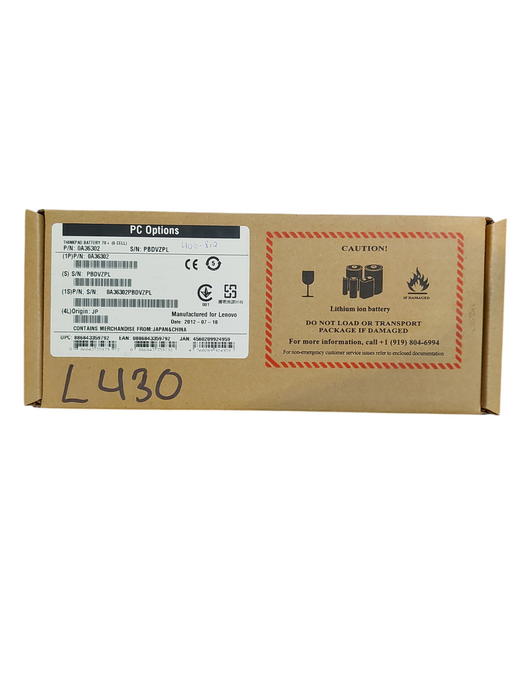 Lot 4x Lenovo ThinkPad Battery 70+ 6 Cell 0A36302 10.8V 5.2Ah 57Wh Q