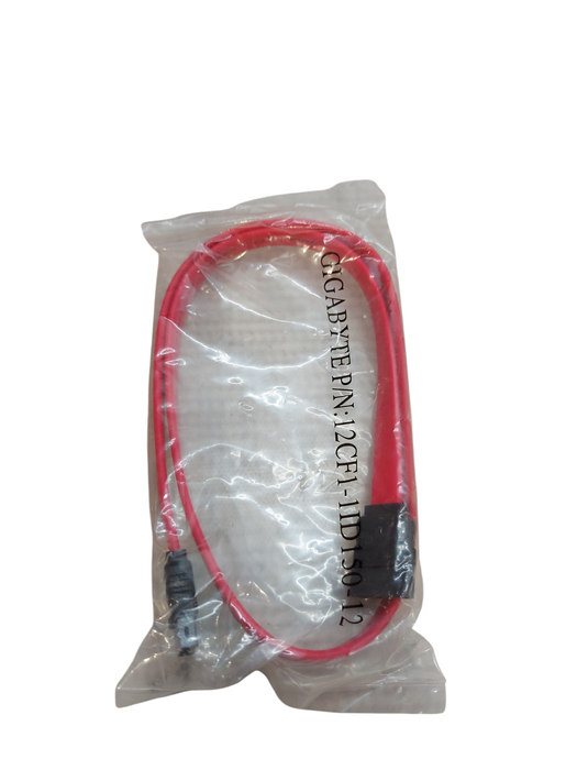 LOT OF 10x Gigabyte SATA CABLES - Orange/Red Serial ATA SATA Cable 60cm Q