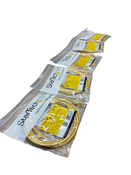 Lot 5x Startech Cat 6 UTP Patch cable Snagless  Q