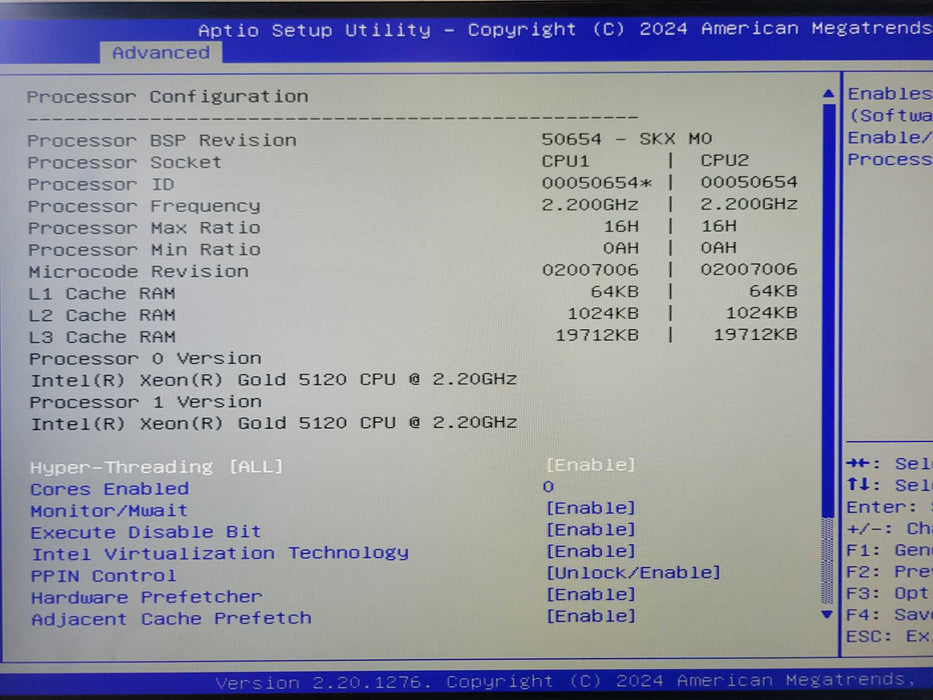 Supermicro X11DPU-G6-NI22 - 2x Xeon Gold 5120 64GB DDR4, NO HDD 2x PSU, SEE _