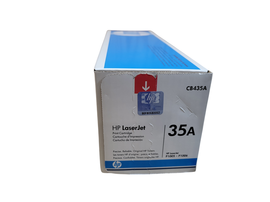 GENUINE HP 35A CB435A BLACK LASERJET TONER CARTRIDGE P1005, P1006 !