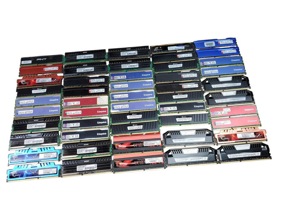 Lot of 240x , Assorted 8GB DDR3 Heat-Sink Desktop RAM