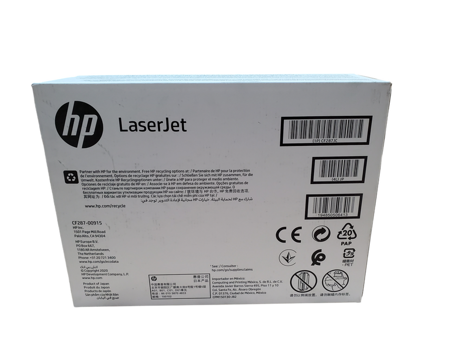 NEW - HP LaserJet CF287JC Black Toner Cartridge
