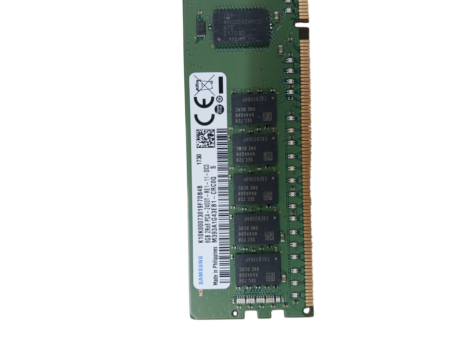 Samsung 8GB M393A1G43EB1-CRC 2Rx8 PC4-2400T DDR4-19200 ECC Server RAM Q