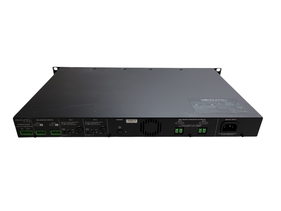 Lab Gruppen E Series 4:2 400W 2-Channel Installation Amplifier READ Q%