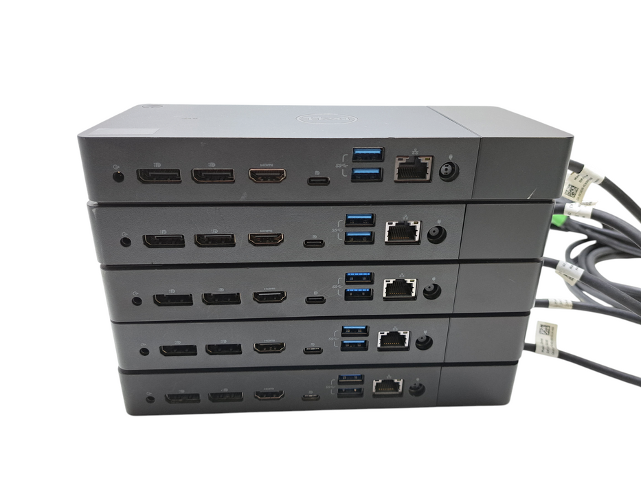 Lot of 5x Dell WD19 K20A USB-C Docking Station HDMI Dual DisplayPort LAN )