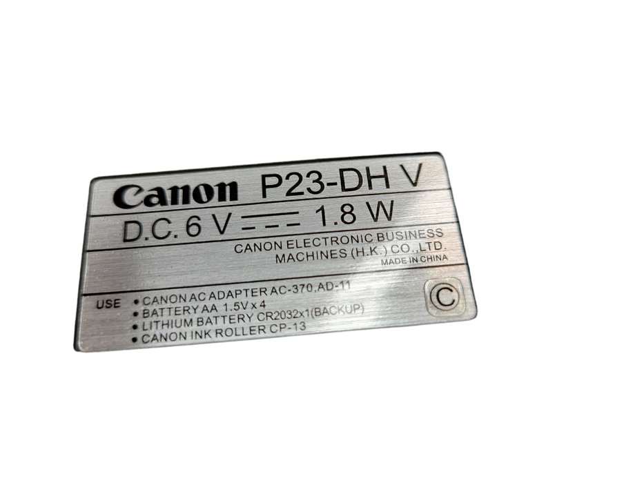 Canon P23-DH V Printing Calculator  &