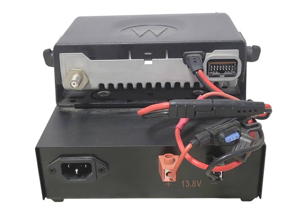 Motorola Radius CM300 AAM50RNF9AA1AN 32 Channel UHF w/ Power supply, READ _