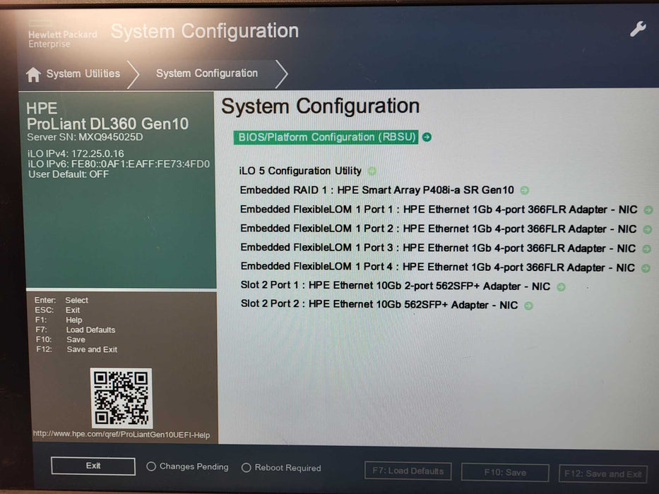HP ProLiant DL360 Gen10 2.5" 2x Gold 6230 64GB DDR4 P408i-a 2x PSU $