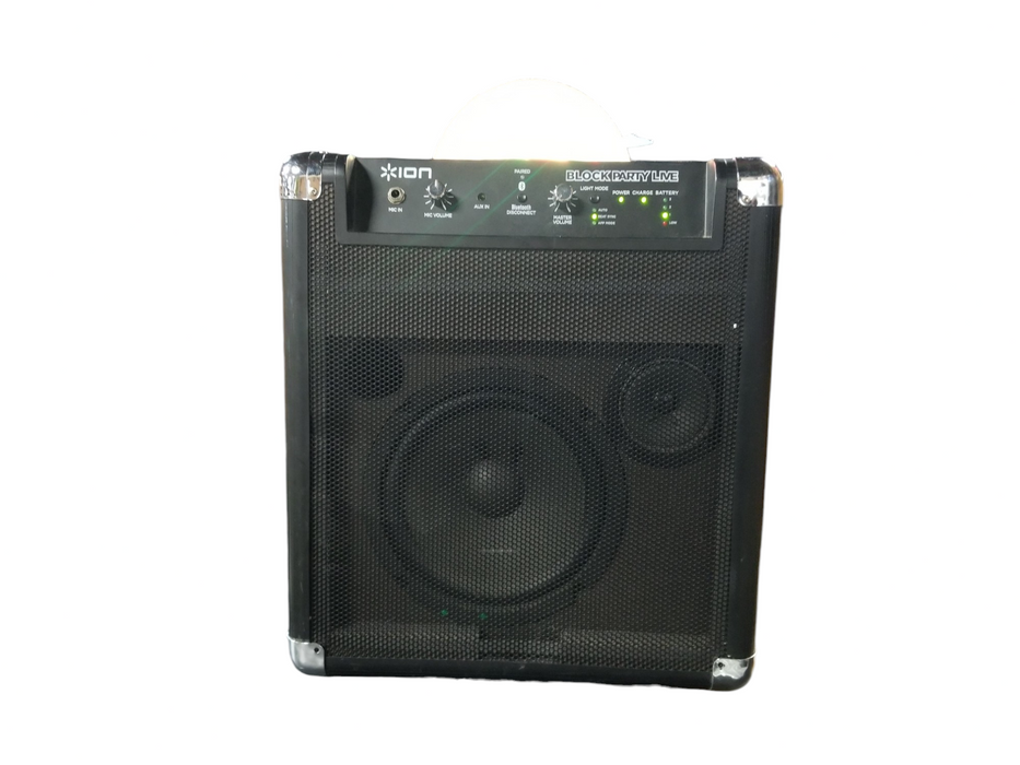 ION Block Party Speaker System With Party Lights - For Parts/Repair *READ*