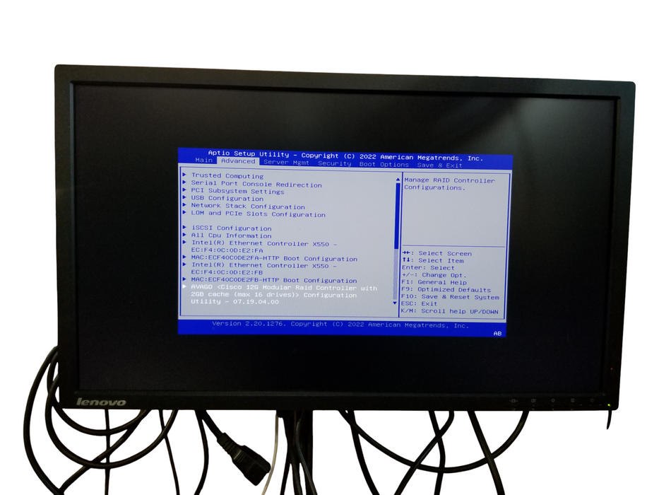 Cisco UCSC C220M5 1x Xeon Silver 4114 48GB DDR4 AVAGO 12G 2x770W