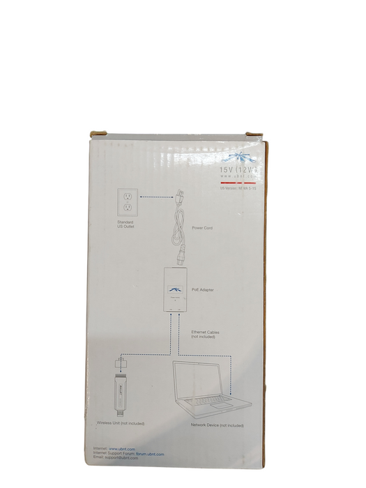 UBIQUITI PoE Injectors 15V Adapter UBI-POE-15-8