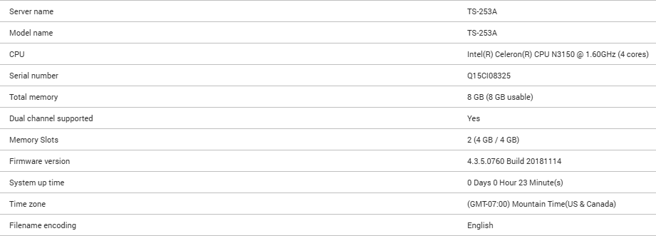 QNAP TS-253A 2-Bay Network Attached Storage  2x 1TB HDD READ !