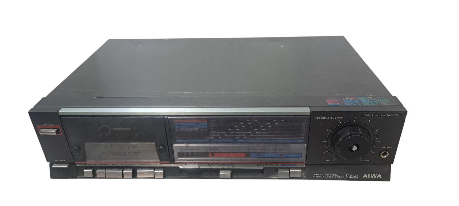 Vintage Aiwa f250 Stereo Cassette Deck | READ