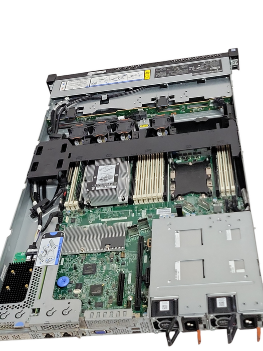 Lenovo SR570 1U Server with 2x PSU, Avago RAID 530-8i, 2x HDD Trays, READ _