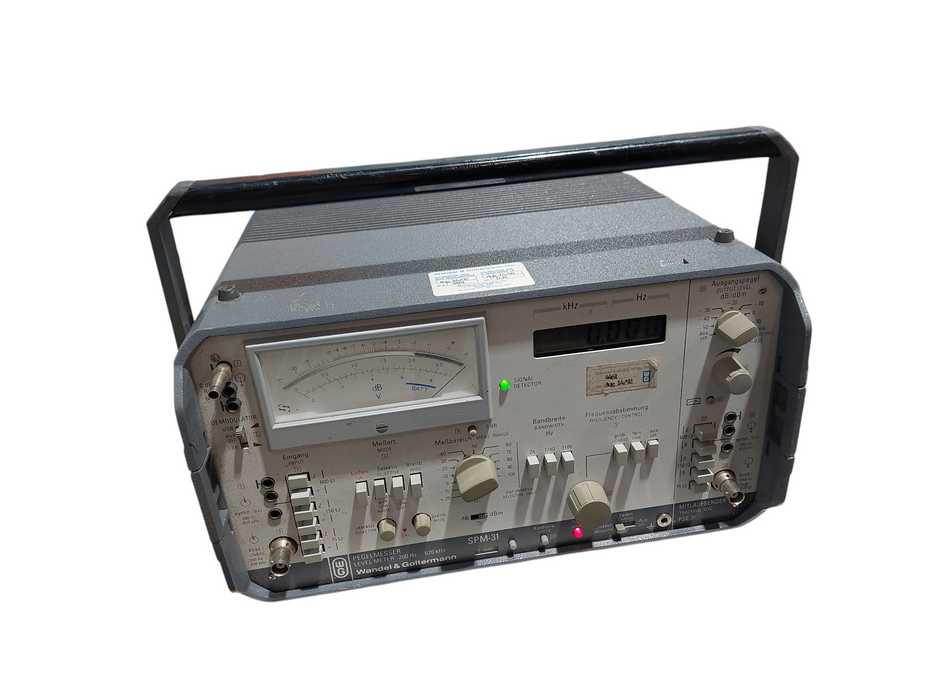Pegelmesser Level Meter 200Hz...620kHz Wandel & Goltermann SPM-31 =