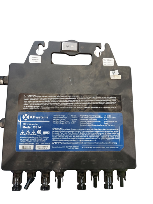 APsystems grid-tied 1500W Microinverter Model QS1A
