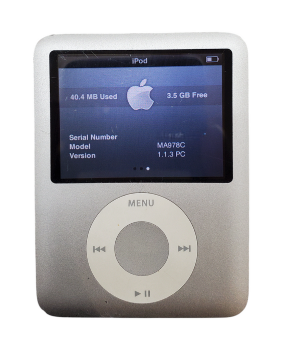 Apple iPod Nano 3rd Generation 4GB Model: A1236