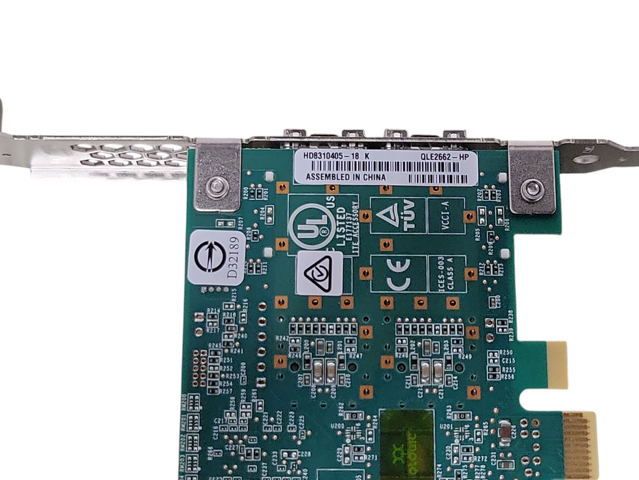 HP QLogic QLE2662 2-Port 16GB SFP+ Fiber Channel HBA Card, FH Bracket _