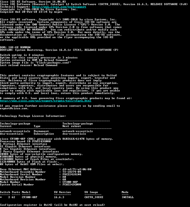 Cisco C9300-48P-E Managed 48 port PoE+ Switch, C9300-NM-4M !