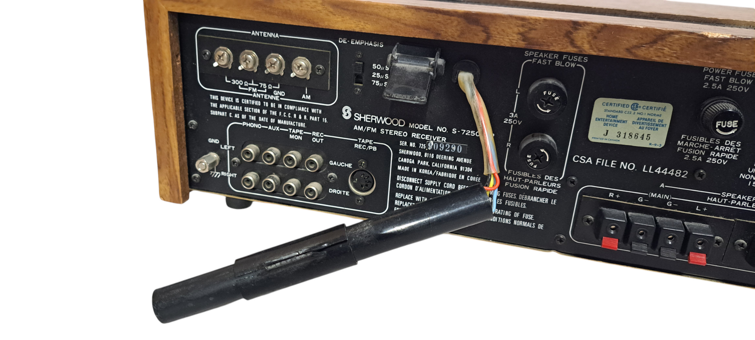 Vinatge Sherwood S-7250 CP Stereo Receiver| READ