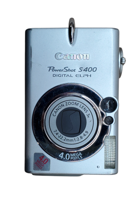 Canon PowerShot S400 Digital Elph | 4.0MP Digital Camera | w/ Battery