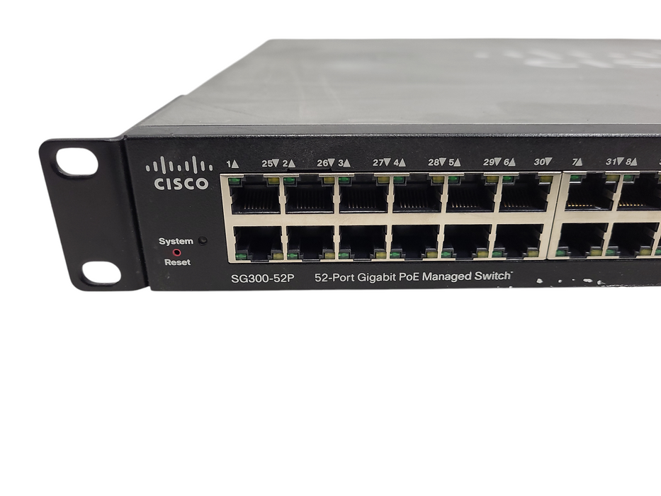 Cisco Small Business SG300-52P-K9 52-Port Gigabit PoE Managed Switch Q$