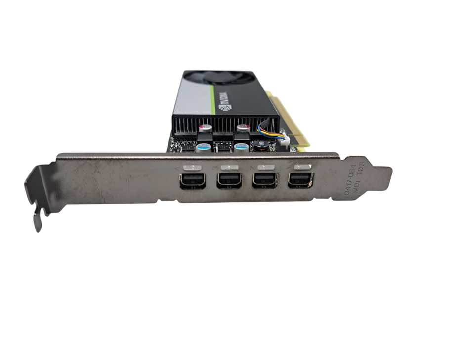 NVIDIA Quadro T1000 4GB GDDR6 Graphics Card | 4x Mini DP Full Height )