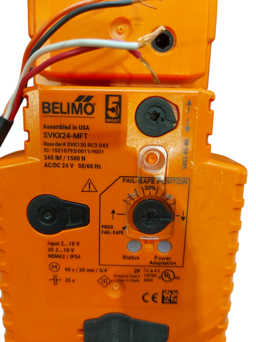 Belimo UGVL+SVKX24-MFT UGVL , MFT, 24V - Read Description