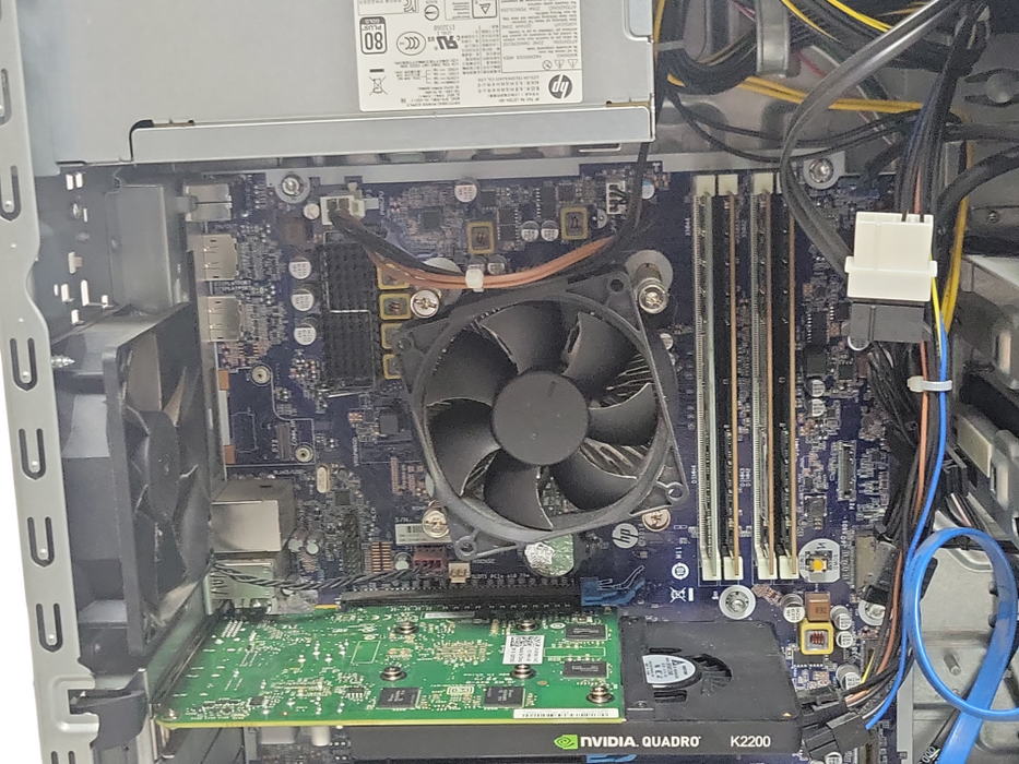 HP Z2 Tower G4 Workstation Core i7-9700 3.0GHz 32GB 2TB HDD Quadro K2200 _