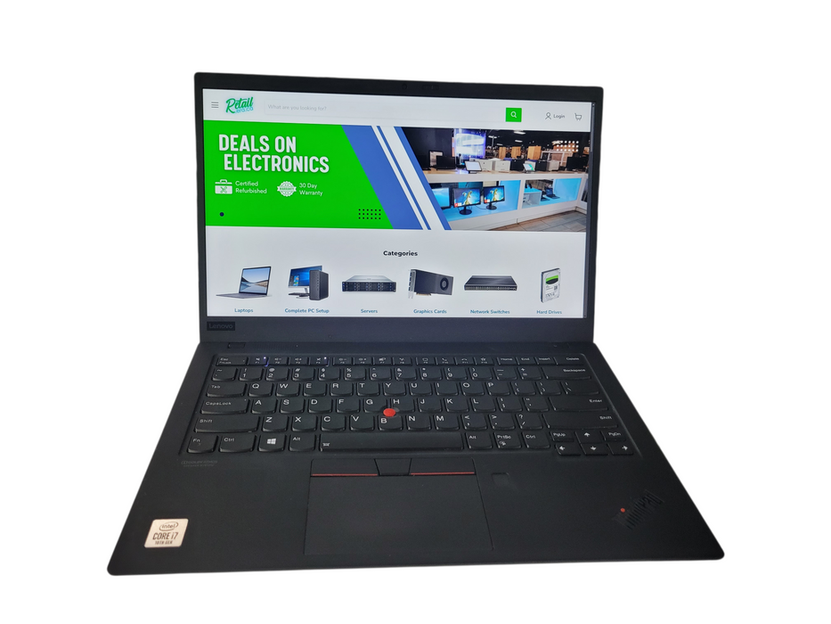 Lenovo ThinkPad X1 Carbon Gen8 i7-1051U @1.80GHz 16GB DDR4 256GB NVMe  Lap200