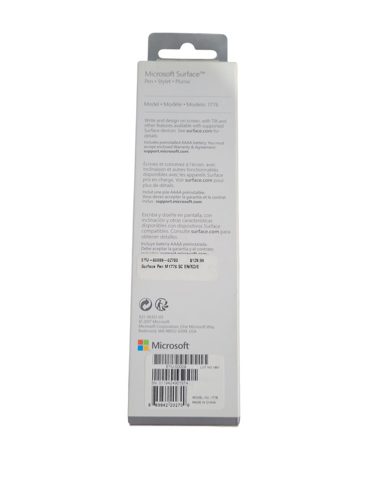 Microsoft Surface Model No. 1776 Pen Stylet SEALED !