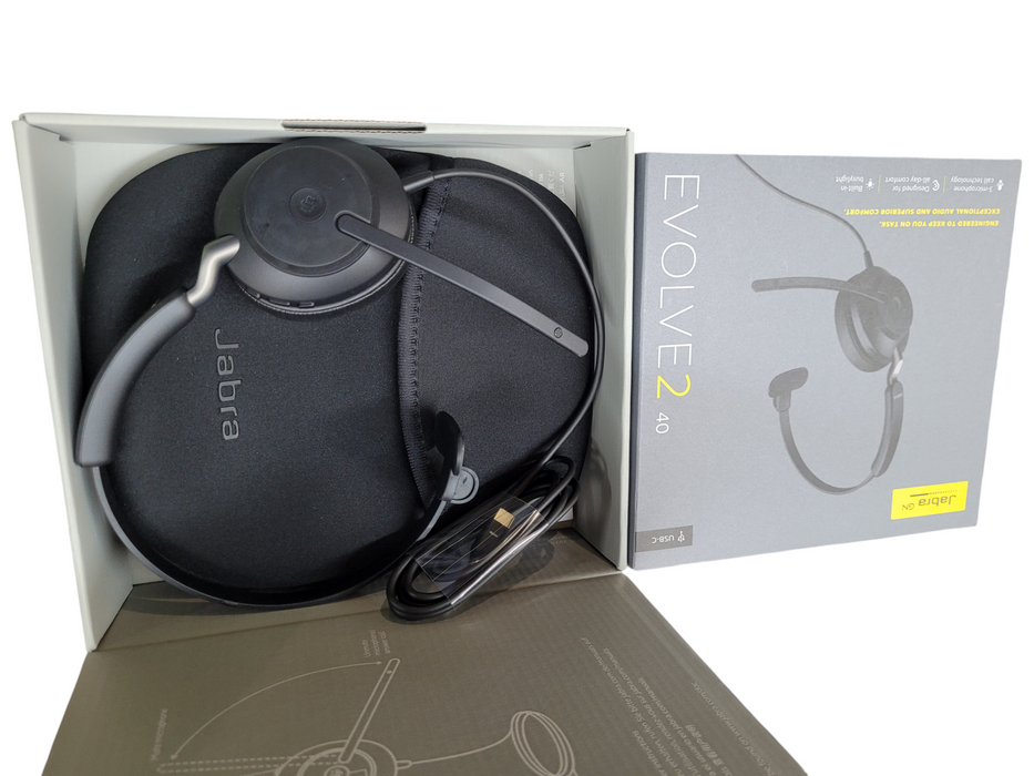 Jabra Evolve2 40 Stereo Headset (USB-C)