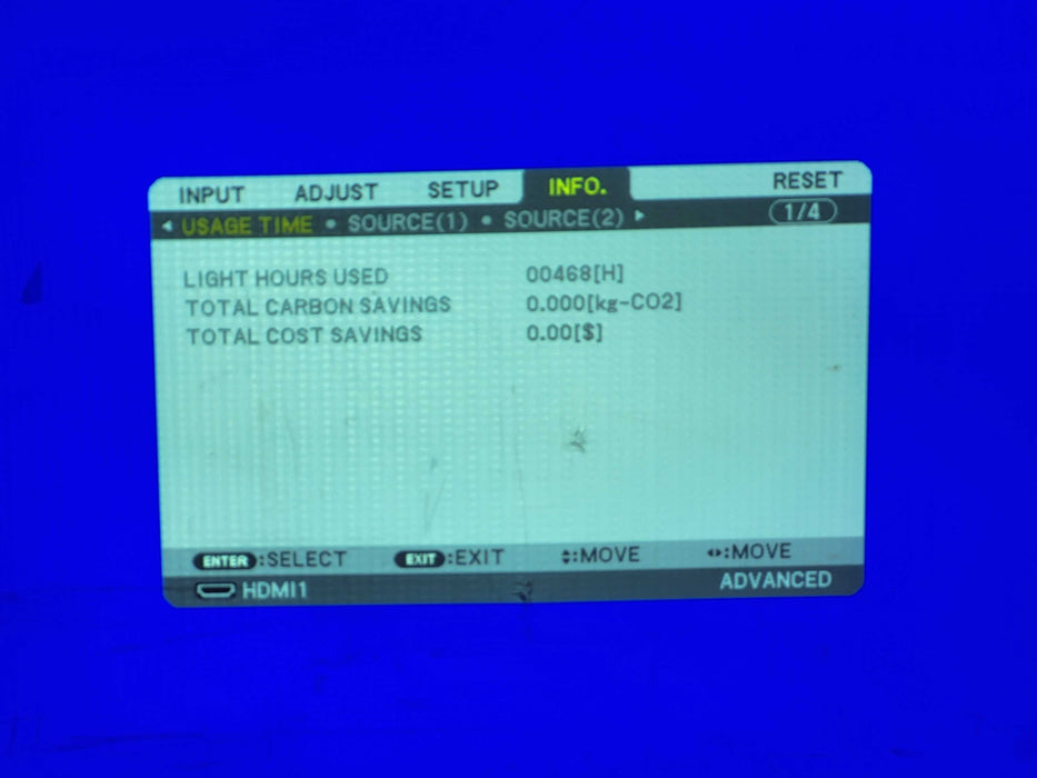 NEC NP-P525WL LCD Projector - White READ $