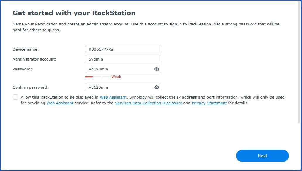 Synology RackStation RS3617RPxs 2U 12-BAY RACKMOUNT NAS 36TB storage, READ _