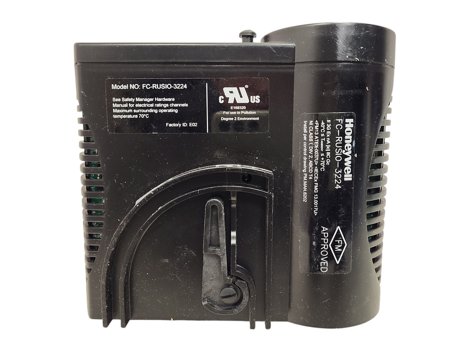 HONEYWELL FC-RUSIO-3224 REMOTE UNIVERSAL SAFE IO MODULE 32 CHANNELS 24VDC A-14 Q$