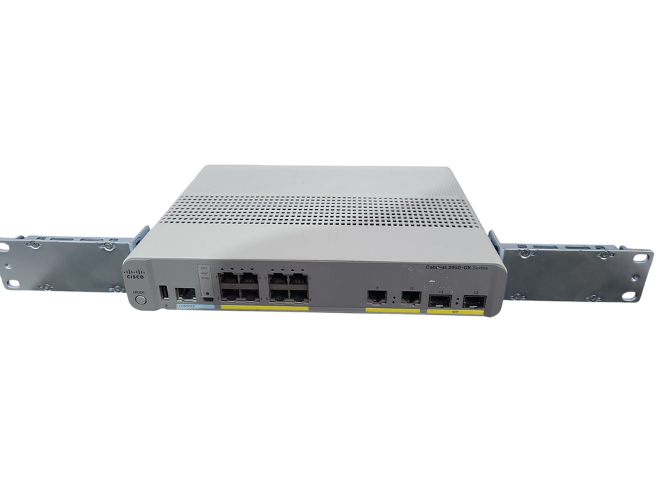 Cisco WS-C2960CX-8TC-L V01 | 8-Port Gigabit Managed Silent Switch w/ 2x SFP !