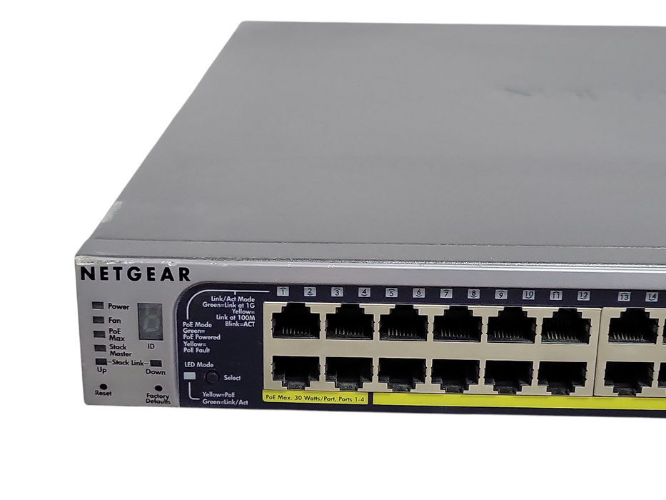 Netgear ProSafe GS748TPS 48-Port Gigabit Stackable Smart Switch w/ 48x PoE _