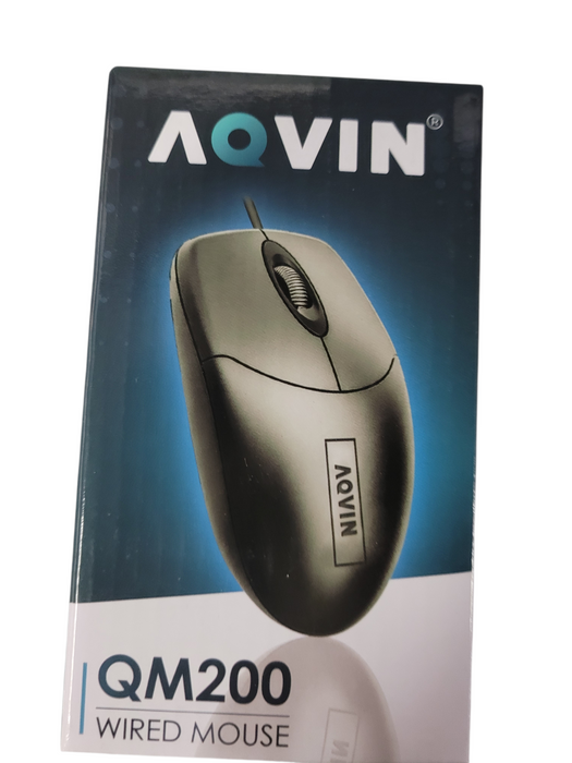 AQVIN WIRED USB COMFORTABLE MOUSE ERGONOMIC DESIGN QM200 Q