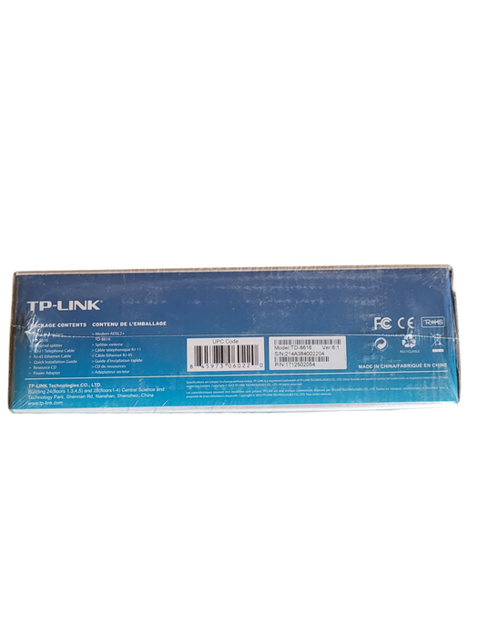 TP-Link ADSL2 + Modem 24 Mbps Downstream Bandwidth TD-8616