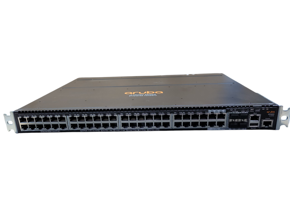 HP Aruba JL321A 2930M 48-Port Gigabit PoE Switch w/ JL083A Module !