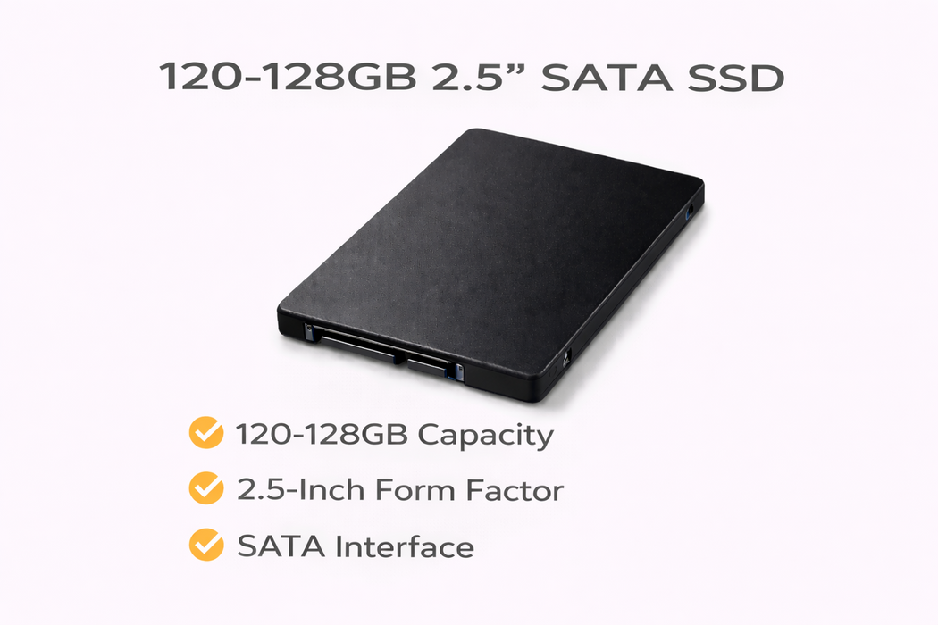 120-128GB 2.5" SATA SSD Internal Hard Drive | Assorted Brands Q&