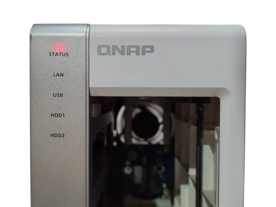 QNAP TS-220 2-Bay Network Attached Storage NAS Enclosure, No Caddies, READ