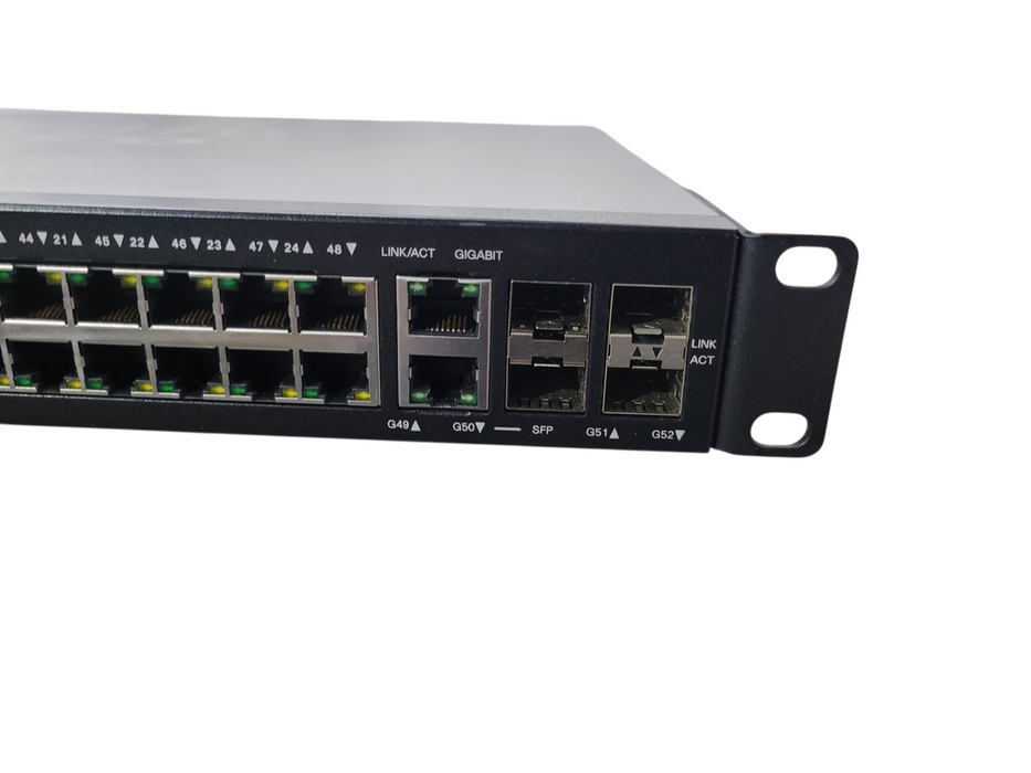 Cisco SG350-52P 52 Port Gigabit PoE Managed Switch w/ Rack Ears