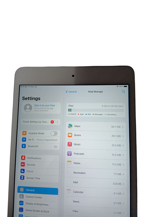 Apple iPad Mini 4th Gen - 128GB - Silver [A1538] Q