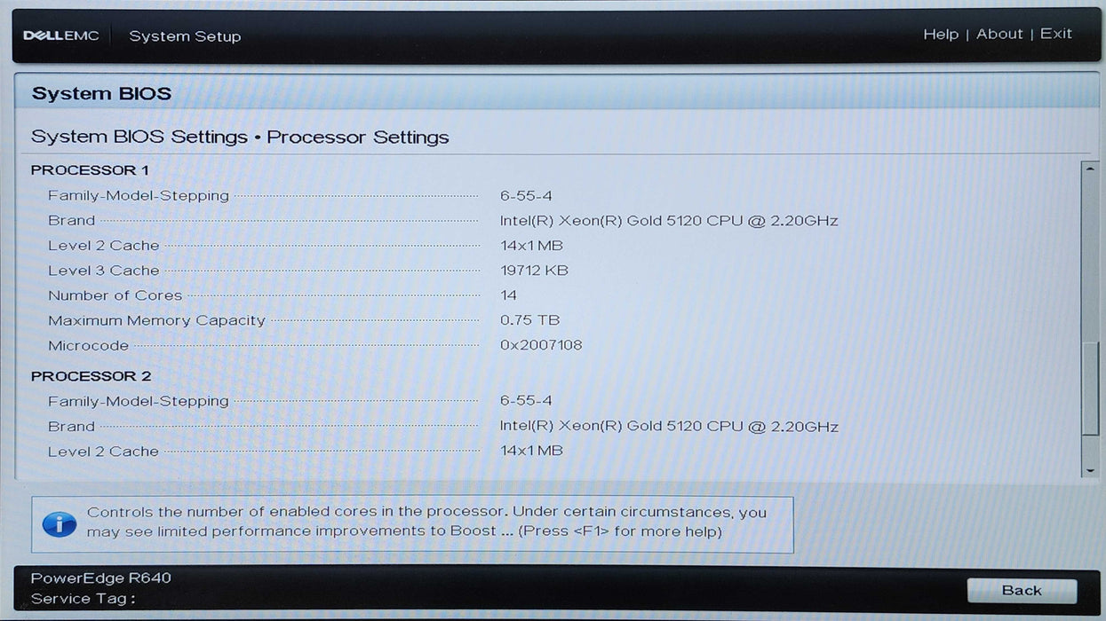 Del R640 1U 10x2.5", 2x Xeon Gold 5120, 64GB DDR4, 3x1.8TB SAS, H740P Mini