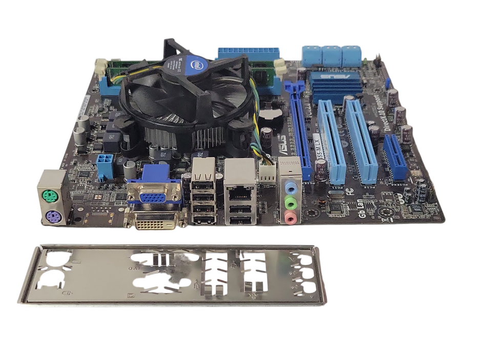 ASUS P7H55-M LX Motherboard w/ Core i3-540 3.07GHz, 4GB RAM, I/O Shield _