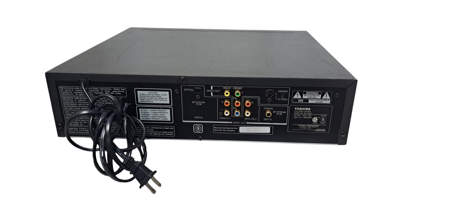 Vantage Toshiba SD-2805C 5-Disc Carousel DVD/CD Player