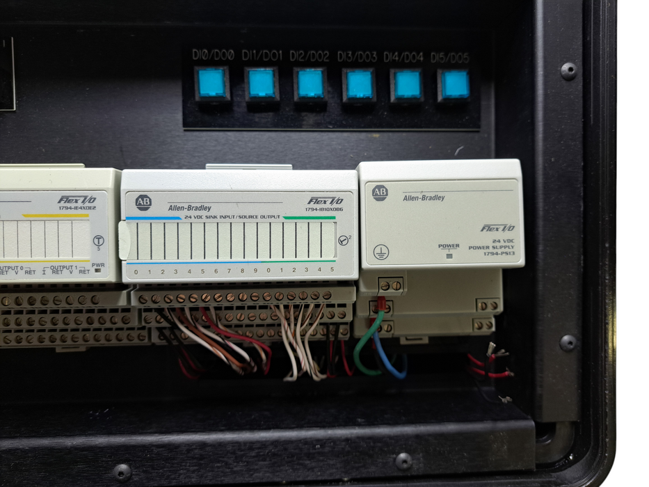 Allen-Bradley 1794-IE4X0E2 & 1794-IB10X0B6 Flex I/O, 1794-AENT w/ 24VDC